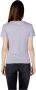 Calvin Klein Jeans Paarse T-shirt voor dames korte mouwen herfst winter Purple Dames - Thumbnail 6