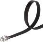 Calvin Klein Jeans Gestructureerde Leren Riem Herfst Winter Collectie Zwart Dames - Thumbnail 2