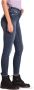 Calvin Klein Jeans Blauwe Dames Jeans met Rits en Knoop Blue Dames - Thumbnail 3