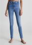 Calvin Klein Skinny Jeans met Logo Detail van Gerecycled Katoen Blauw Dames - Thumbnail 2