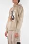 Calvin Klein Jeans Beige Katoenen Sweatshirt met Capuchon en Logo Print Beige Heren - Thumbnail 2