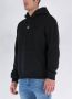 Calvin Klein Zwarte katoenen trui met capuchon en logoprint Zwart - Thumbnail 9