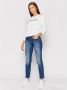Calvin Klein Slim Fit Donkerblauwe Jeans Blue Dames - Thumbnail 3