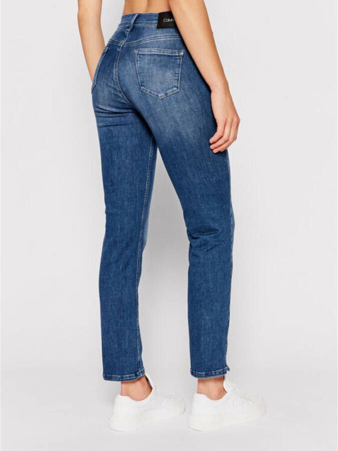 Calvin Klein Jeans K20K203090 Slim Fit Blauw Dames