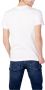 Calvin Klein Jeans Heren Witte Effen T-shirt White Heren - Thumbnail 5