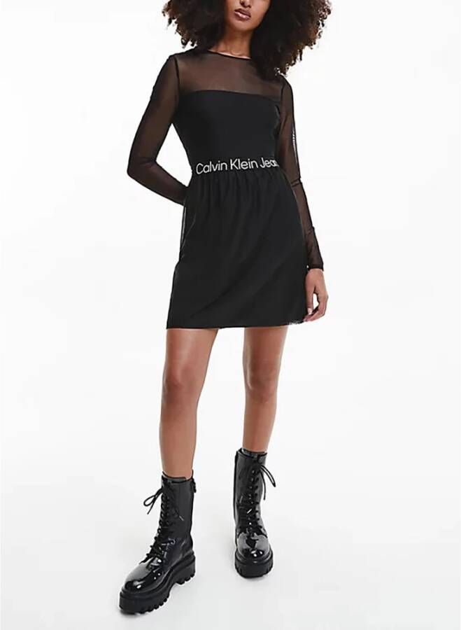 Calvin Klein Jeans Korte jurken Zwart Dames