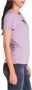 Calvin Klein Jeans Paarse T-shirt voor dames korte mouwen herfst winter Purple Dames - Thumbnail 4