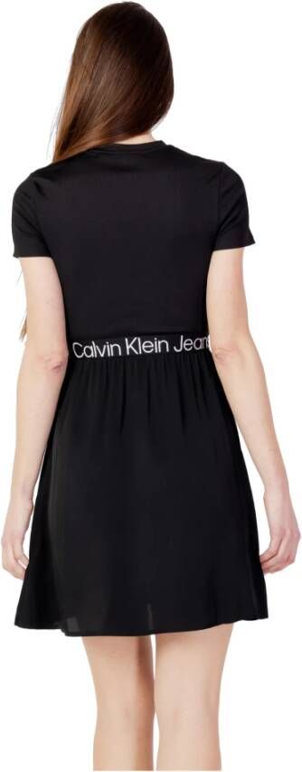 Calvin Klein Jeans Logo elastische kleding J20J220759Beh Zwart Dames