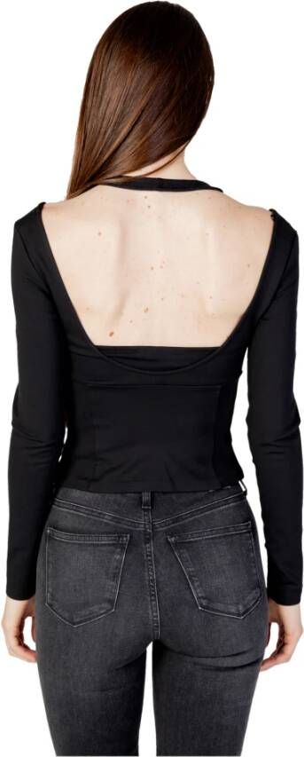 Calvin Klein Jeans Long Sleeve Tops Zwart Dames