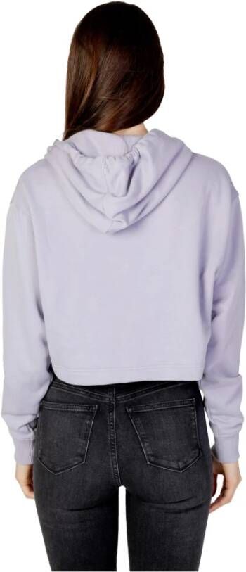 Calvin Klein Jeans Biologisch katoenen hoodie Purple Dames