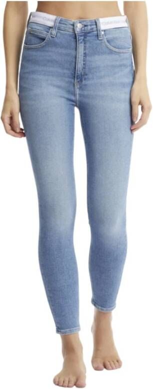 Calvin Klein Jeans Skinny Jeans Blauw Dames