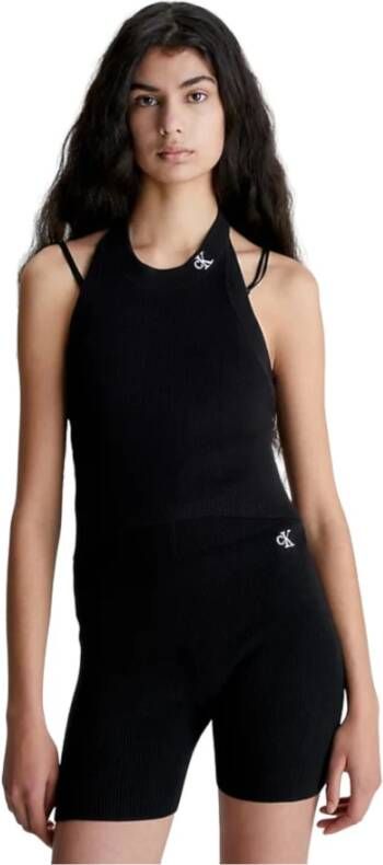 Calvin Klein Jeans Sleeveless Tops Zwart Dames