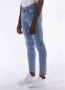 Calvin Klein Jeans Slim Fit Jeans met knoop en verborgen rits Blauw Heren - Thumbnail 6