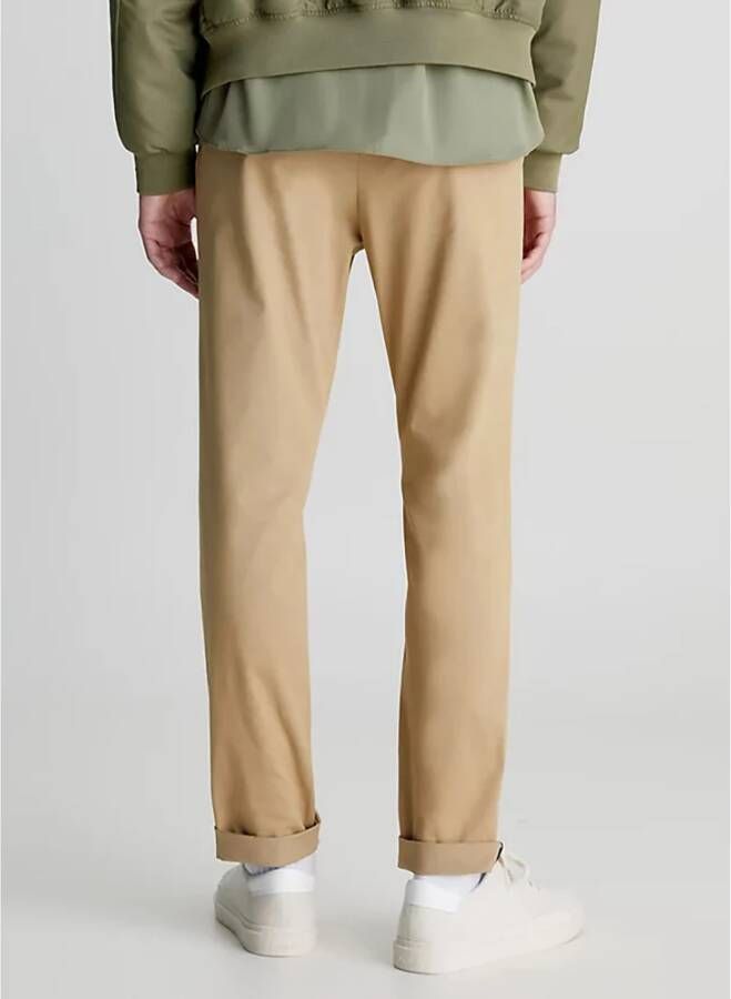 Calvin Klein Jeans Slim-fit Trousers Beige Heren