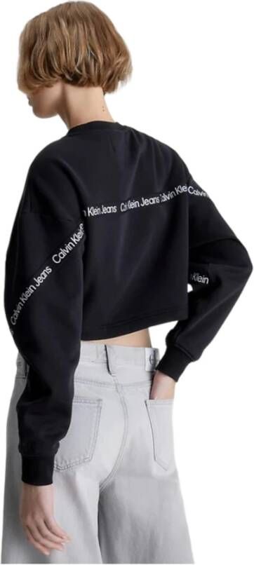 Calvin Klein Jeans Sweatshirts Zwart Dames