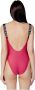 Calvin Klein Scoop Back One Piece Badpak Pink Dames - Thumbnail 2