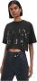 Calvin Klein Jeans Korte Mouw T-shirt Black Dames - Thumbnail 2