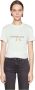 Calvin Klein Jeans Gradient Monologo T-shirt White Dames - Thumbnail 2