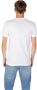 Calvin Klein Jeans Heren T-shirt Wit Korte Mouw Herfst Winter White Heren - Thumbnail 4