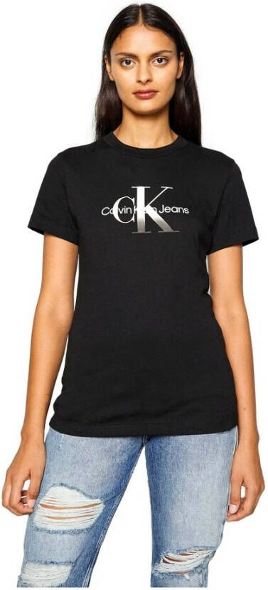 Calvin Klein Jeans T-Shirts Zwart Dames