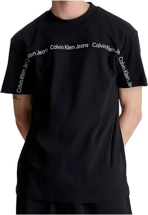 Calvin Klein Jeans T-Shirts Zwart Heren