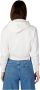 Calvin Klein Jeans Witte Bedrukte Hoodie voor Dames White Dames - Thumbnail 2