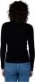 Calvin Klein Trui Zwart Aansluitend Rolhals Lange Mouwen Patch Logo Black Dames - Thumbnail 12
