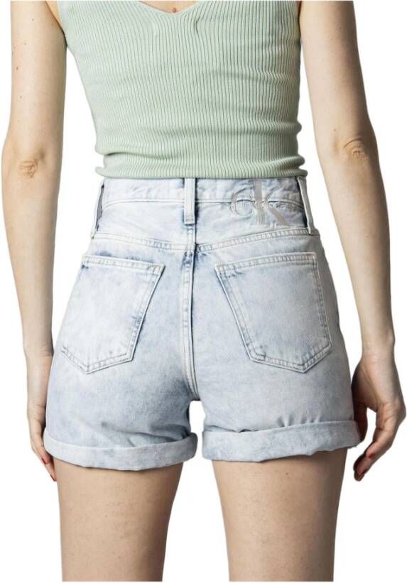 Calvin Klein Jeans Women's Shorts Blauw Dames
