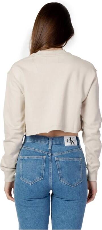 Calvin Klein Jeans Womenamp;#39;s Sweatshirt Beige Dames