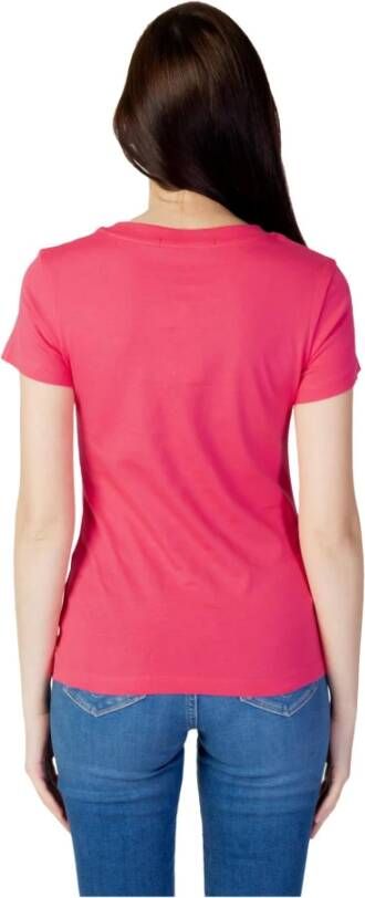 Calvin Klein Jeans Women's T-shirt Roze Dames