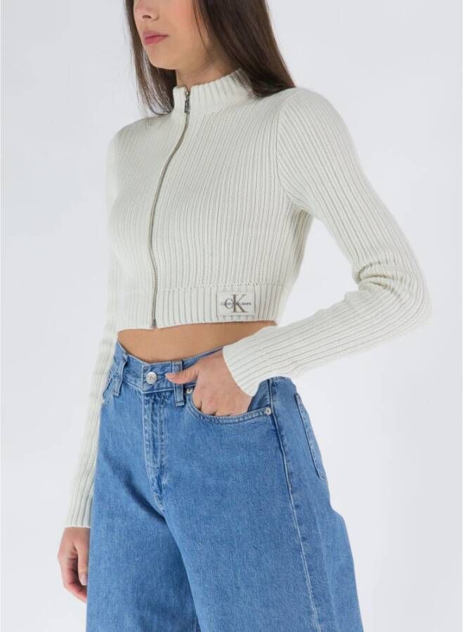 Calvin Klein Jeans Zip-throughs Wit Dames