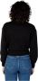 Calvin Klein Zwarte Sweaters met Zachte Pasvorm en Stijlvol Ontwerp Zwart Dames - Thumbnail 3
