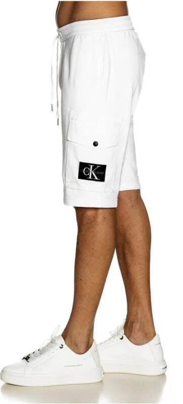 Calvin Klein Long Shorts Wit Heren