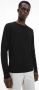 CALVIN KLEIN Heren Truien & Vesten Superior Wool Crew Neck Sweater Zwart - Thumbnail 13