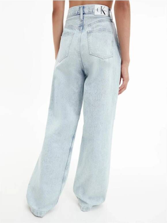 Calvin Klein Loose-fit Jeans Blauw Dames