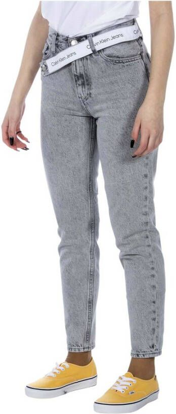Calvin Klein Loose-fit Jeans Grijs Dames
