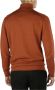 Calvin Klein Heren Half-Zip Turtleneck Sweater Brown Heren - Thumbnail 2