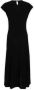 Calvin Klein Midi Dresses Zwart Dames - Thumbnail 2