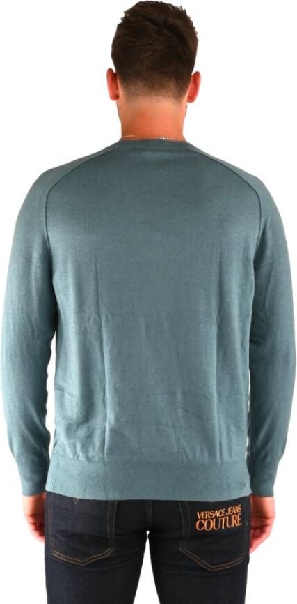 Calvin Klein Ronde hals gekweek Blauw Heren