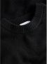 Calvin Klein Zwarte Ribgebreide Trui met Ronde Hals Black Heren - Thumbnail 4