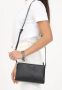 Calvin Klein Eco-Chic Zwarte Schoudertas met Contrasterende Details Black Dames - Thumbnail 9