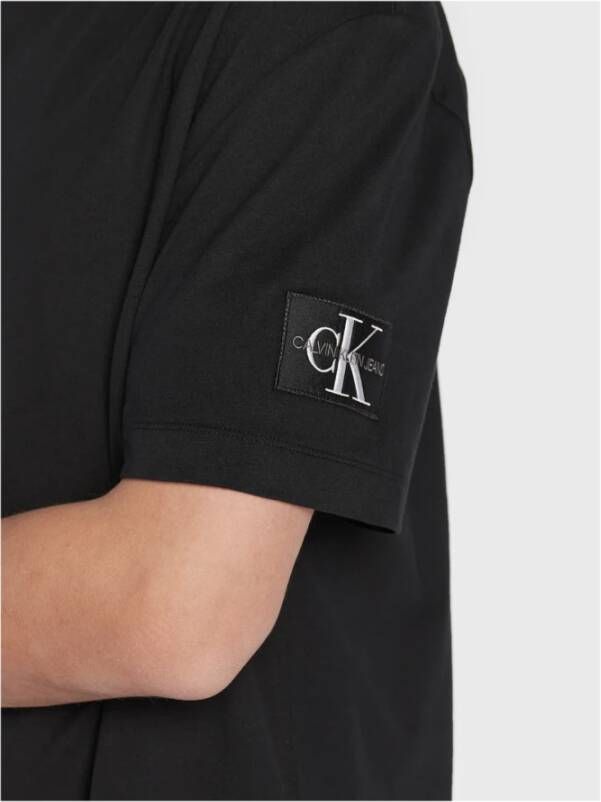 Calvin Klein Short Sleeve Shirts Zwart Heren
