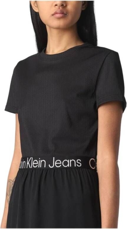 Calvin Klein Short Dresses Zwart Dames