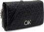 Calvin Klein Gerecyclede Schoudertas Herfst Winter Collectie Black Dames - Thumbnail 5