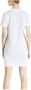 Calvin Klein Zijcontrast Jurk White Dames - Thumbnail 3