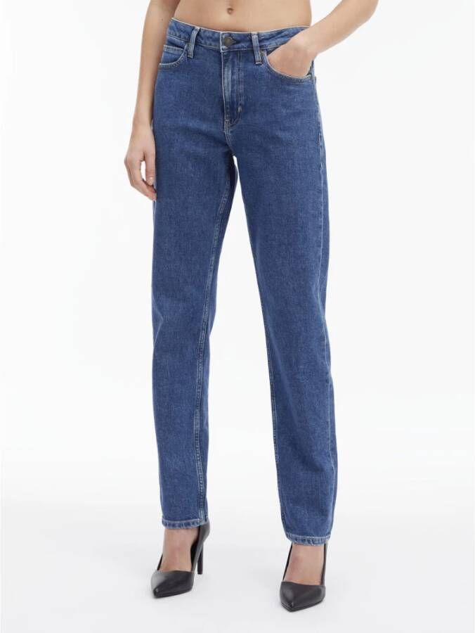 Calvin Klein Skinny Jeans Blauw Dames
