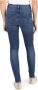 Calvin Klein Dames Skinny Jeans met knoop- en ritssluiting Blue Dames - Thumbnail 1
