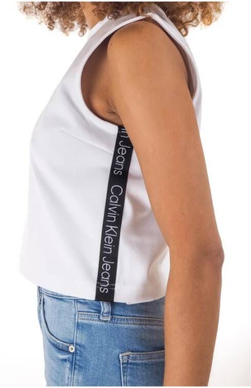 Calvin Klein Sleeveless Tops Wit Dames