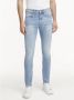 Calvin Klein Licht Denim Slim Taper Jeans Blue Heren - Thumbnail 4