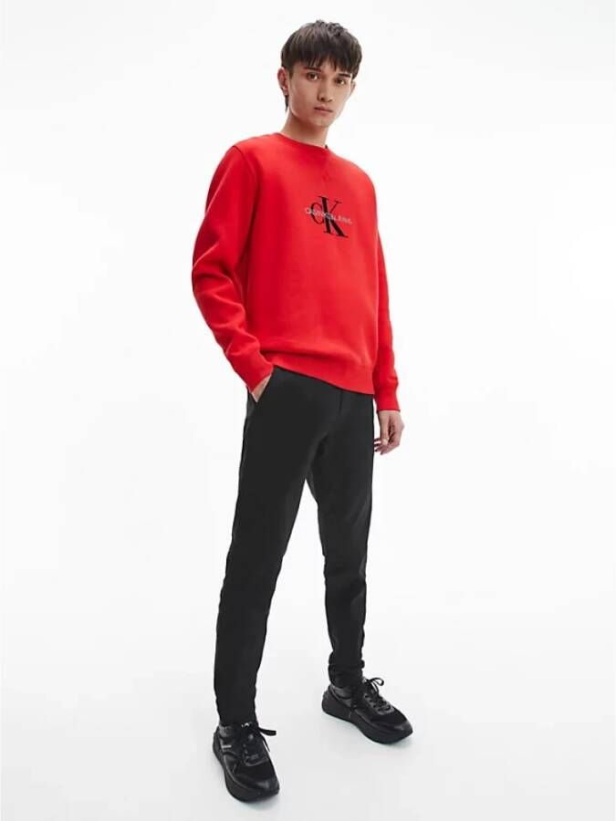 Calvin Klein Slim-fit Trousers Zwart Heren